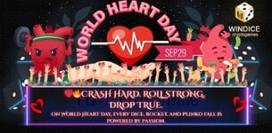 ❤️🔥 CRASH HARD. ROLL STRONG. DROP TRUE. On World Heart Day, every dice, rocket, and Plinko fal...jpg